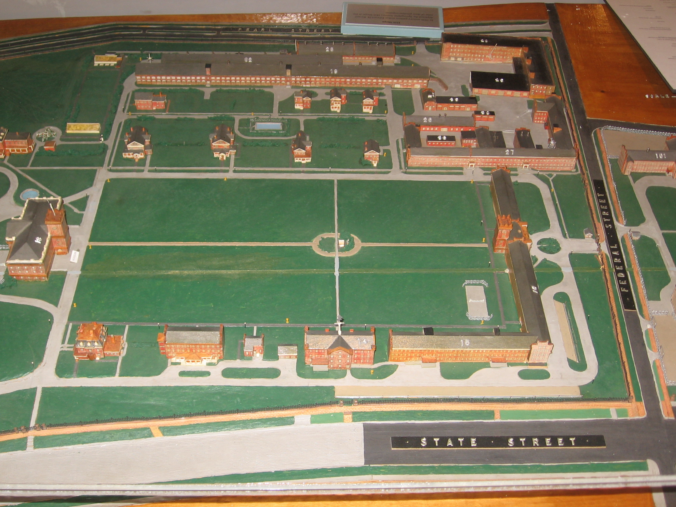 Hill Shops diorama