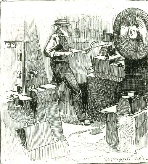 A trip hammer in use about 1880