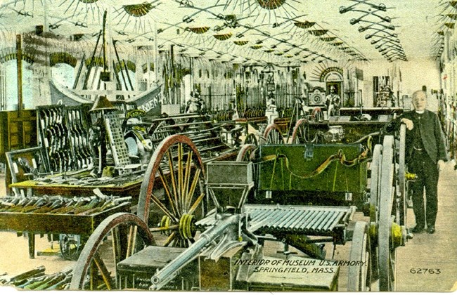 hand-colored postcard