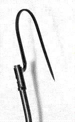 Confederate bayonet hit by lightening