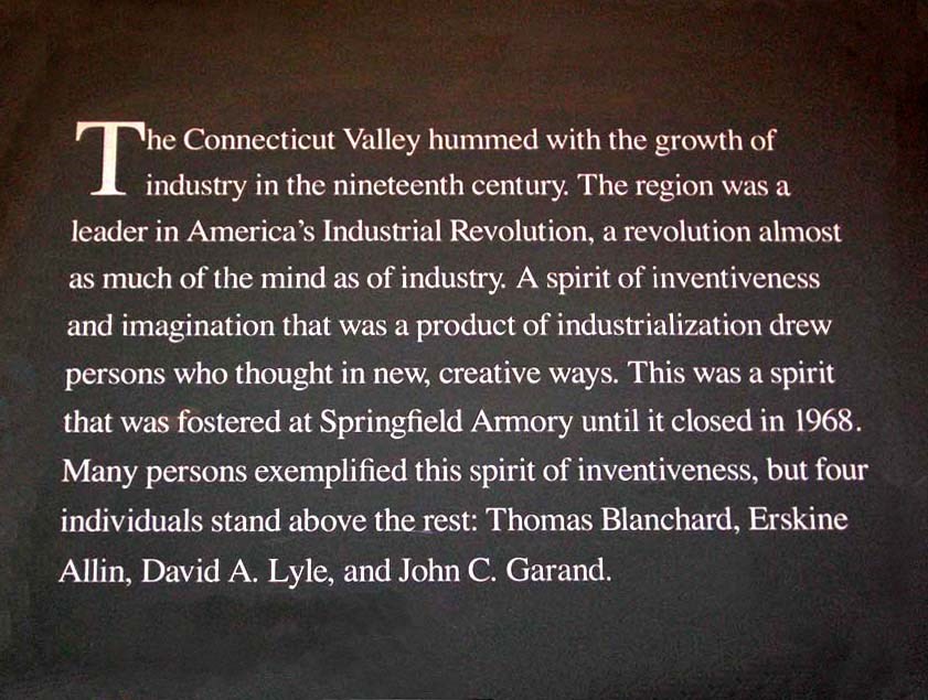 displays about significant Springfield Armory inventors displays about significant Springfield Armory inventors