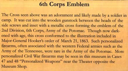 Personalized weapons are very rarely found from the Army of the Potomac.