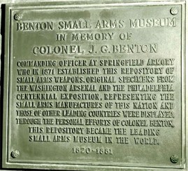 Benton Collection dedication plague