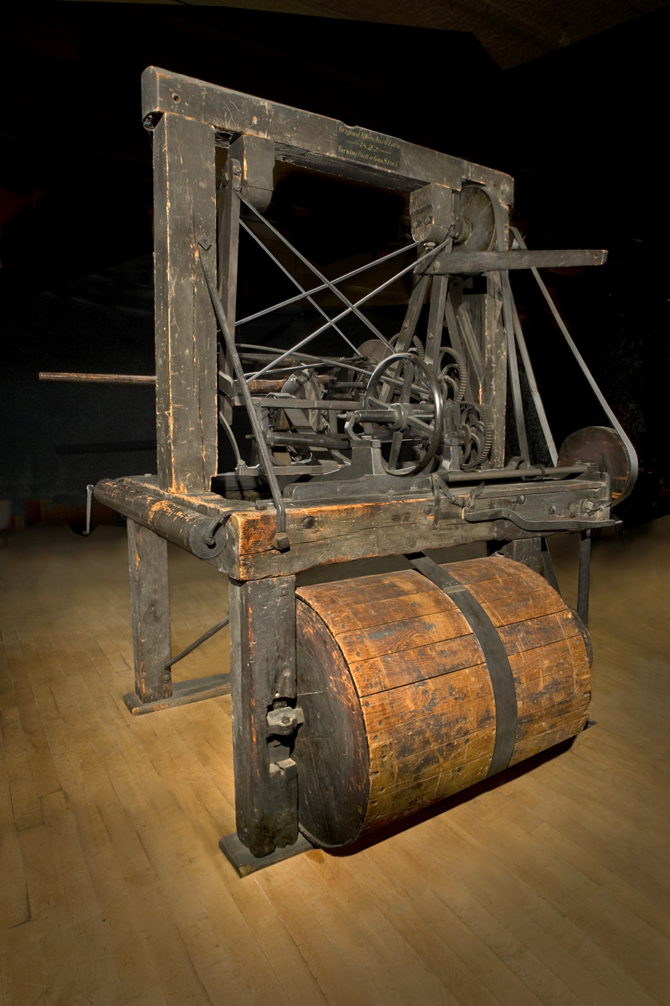 thomas blanchard and his lathe - Springfield Armory National Historic Site (U.S. National Park Service)