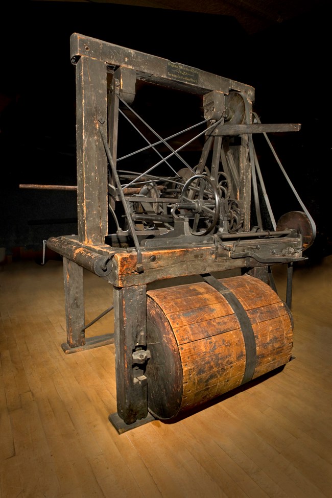 thomas blanchard and his lathe - Springfield Armory National Historic Site (U.S. National Park Service)