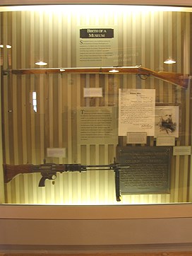 The case includes two German weapons from the 19thC and 20thC