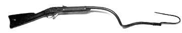 US M1861 rifle musket hit by lightening
