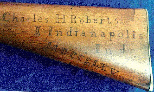 Many personally-marked Civil War muskets are displayed in the Museum