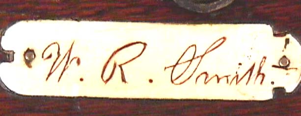 Confederate soldier's inscription