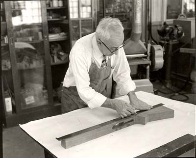 preparing a stock blank for shaping c1960