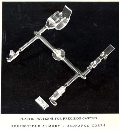 master plastic patterns for the wax form