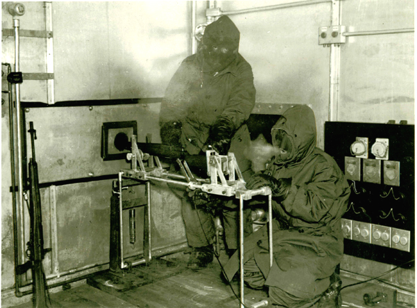 The Cold Room at Springfield Armory simulated deep Arctic cold conditions.