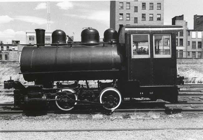 Bullard No. 2, B&W Fireman side, display