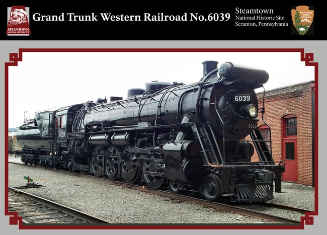 picture of grand trunk western 6039 trading card