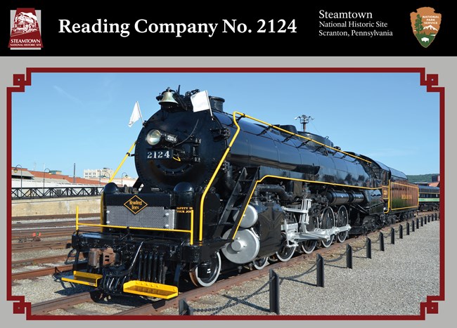 picture of Reading Company 2124 trading card