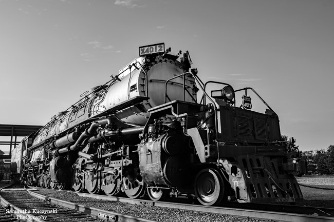 Black and White photo of the Big Boy