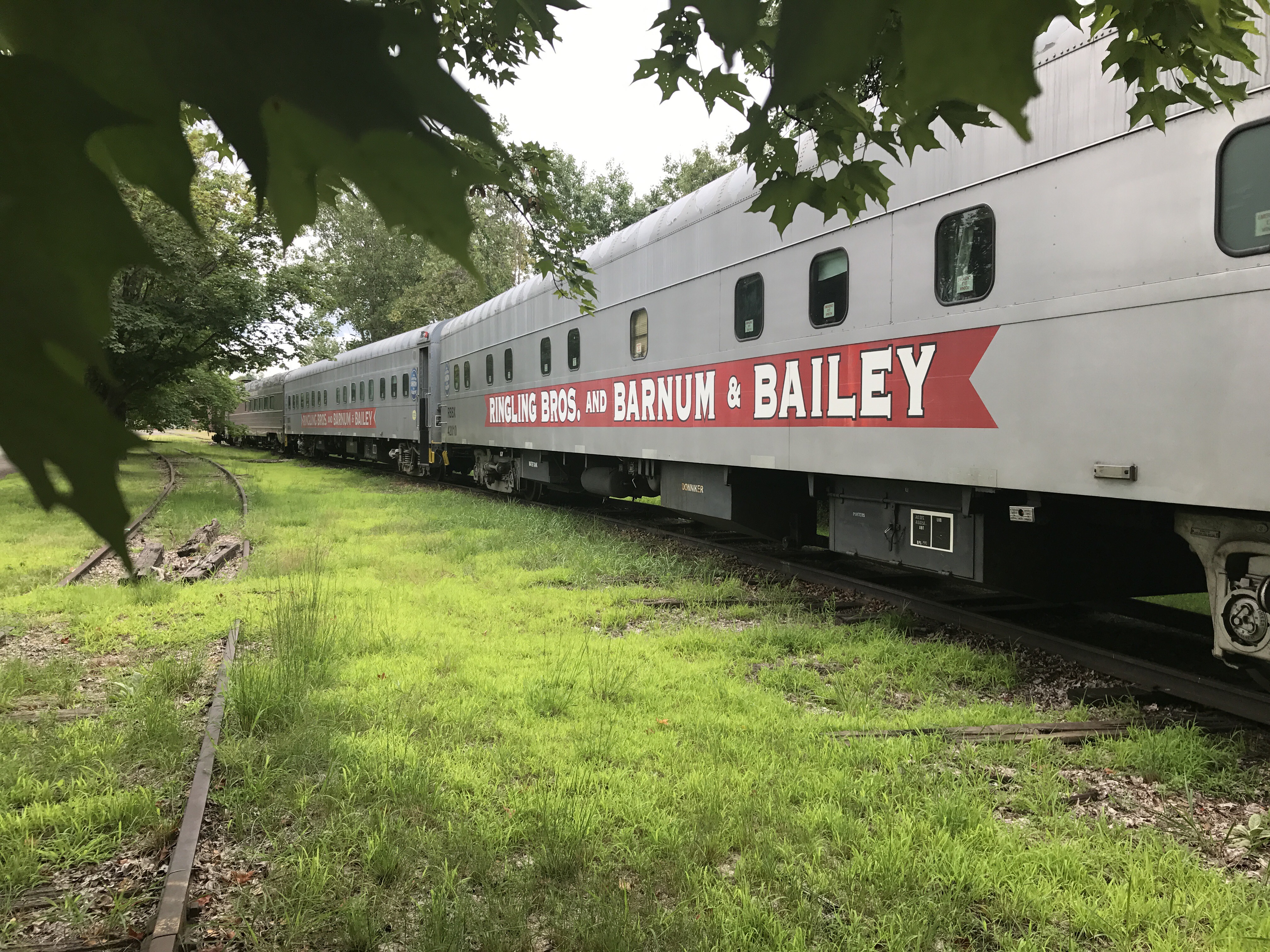 Former Ringling Bros and Barnum & Bailey circus cars