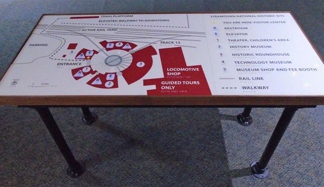photo of STEA Core Complex Tactile Map,