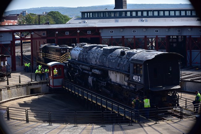 Big Boy on Turntable