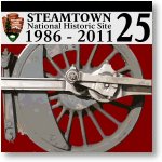 Steamtown NHS 25th Anniversary Logo