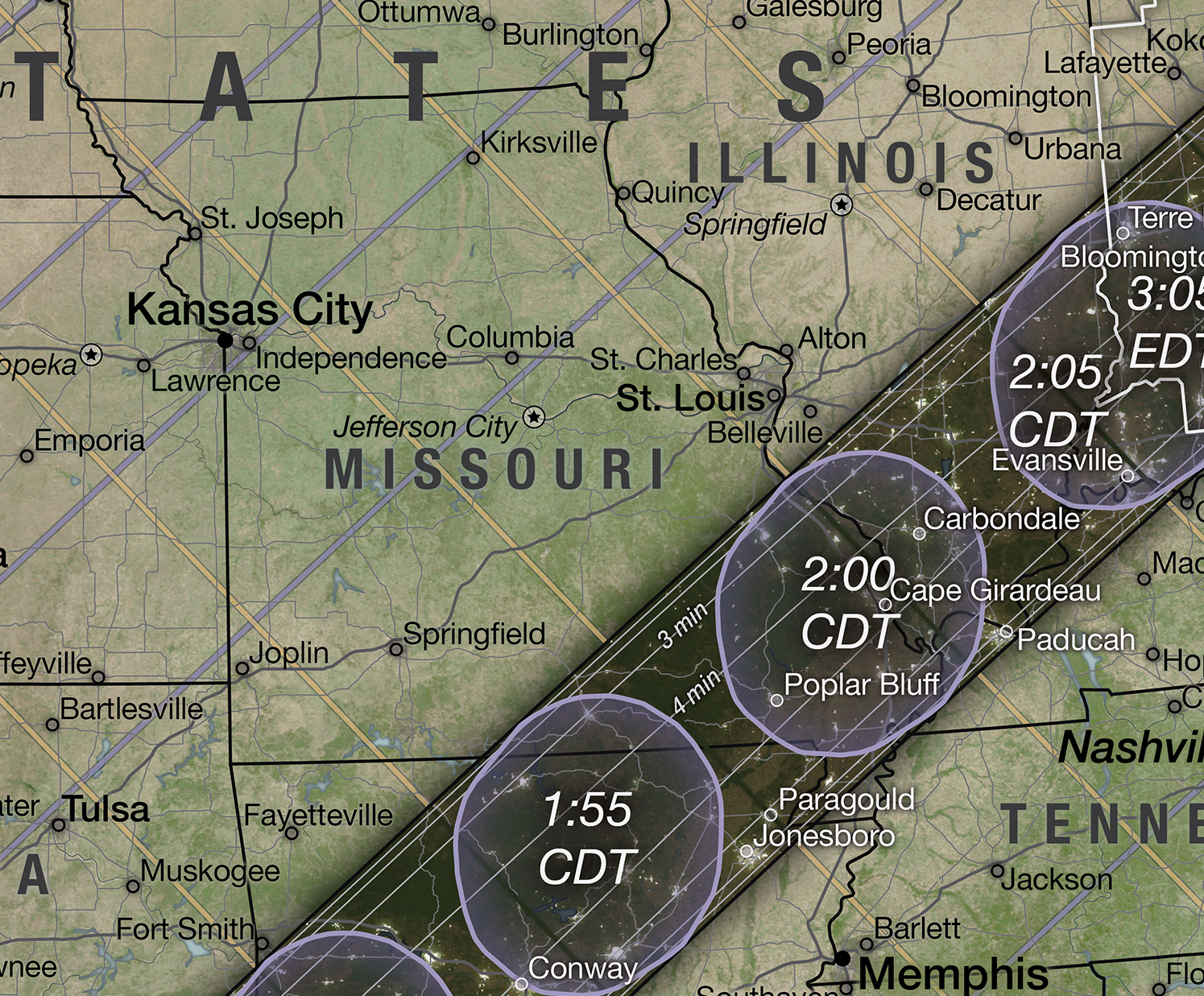 Total solar eclipse 6 years ago, next total eclipse in 2024