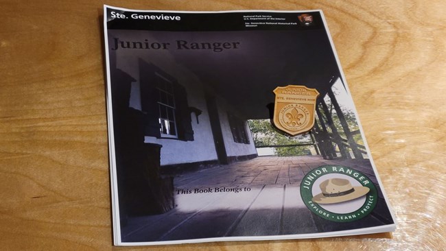 Junior Ranger Book and Wooden Badge