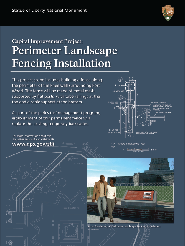 Perimeter Landscape Fencing Installation