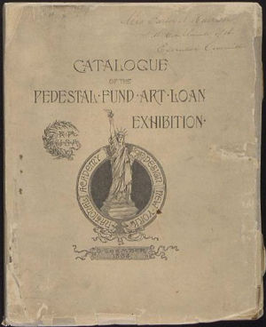Catalog of the Pedestal Loan Art Exhibit. 
