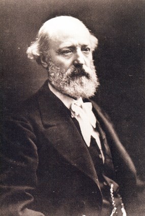 A portrait of Eugene Viollet-le-Duc.