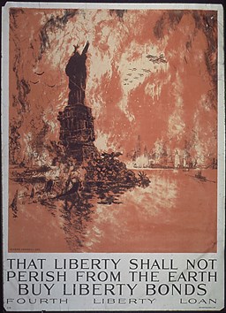 This poster, circa 1917, promoted the sale of Liberty Bonds.