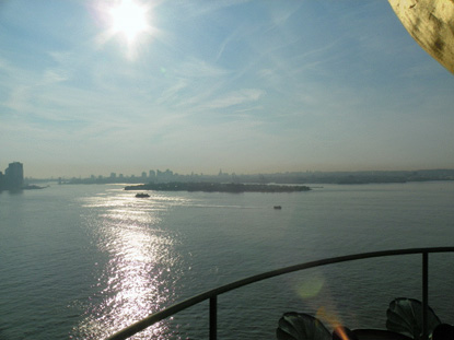 A view from the Statue of Liberty's torch