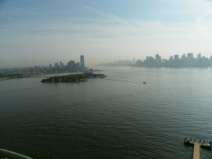 NYC & Ellis Island from Liberty's torch