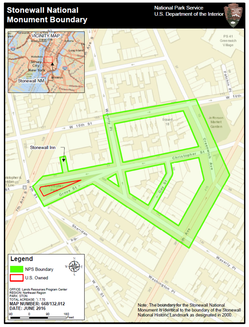 Boundary Map of Stonewall N.M.- 2016