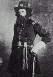 Black and white photo of Captain Houghtaling