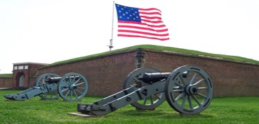 Flag & Cannon Fort McHenry Flag & Cannon Fort McHenry