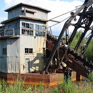 Coal Creek bucket line dredge