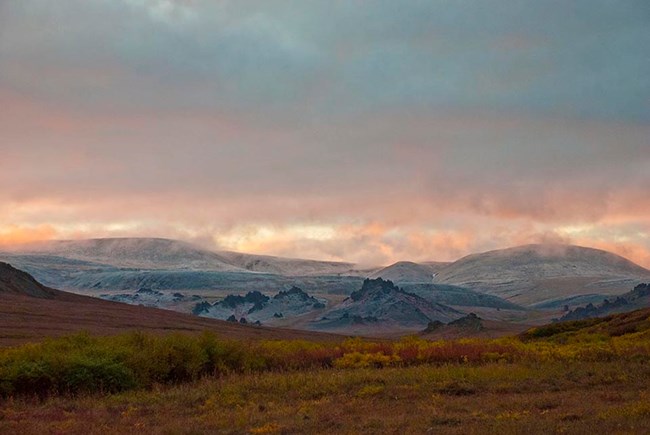 Bering Land Bridge in the fall