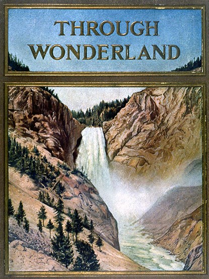 A painting of the upper Yellowstone Falls by a railroad artist captures their misty magic. A painting of the upper Yellowstone Falls by a railroad artist captures their misty magic.