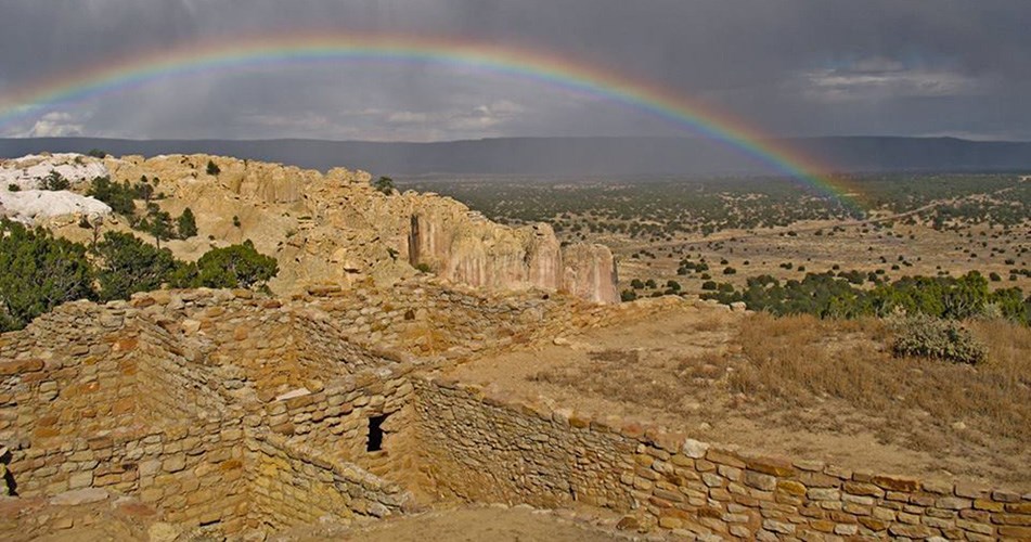 Rainbow seen from El Morro