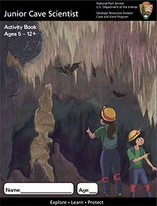 cover of Junior Cave Scientist activity book