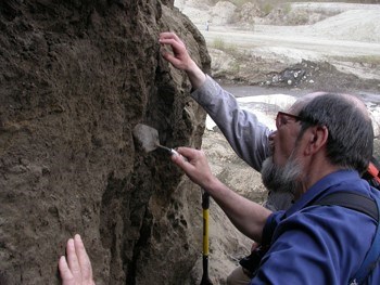 Russian paleontologist Andrei Sher
