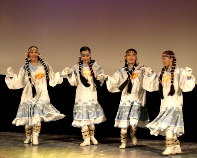 traditional dancers Traditional Arctic Russian dancers