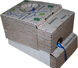 3-D paper model