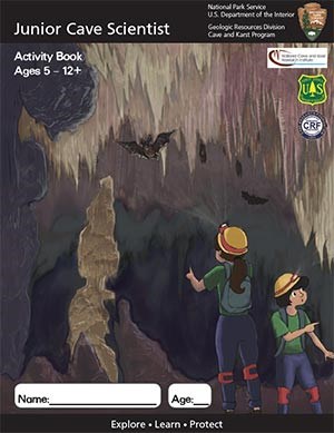 book cover, Junior Cave Scientist