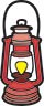 a drawing of a lantern