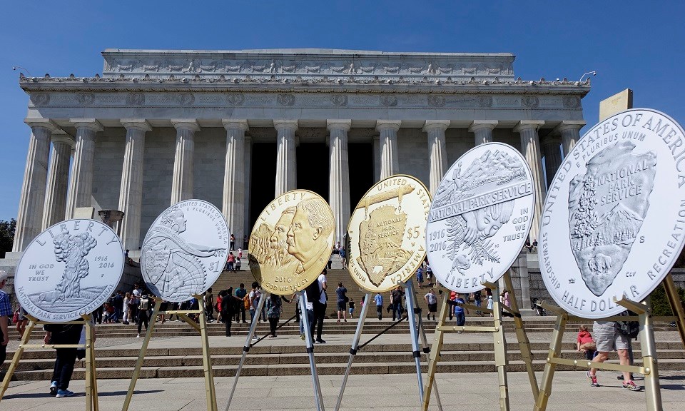 Centennial Coins on Display