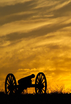 Cannon at Twilight