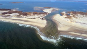 Fire Island breach after Sandy Fire Island breach after Sandy