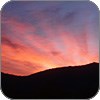 Sky at sunset in Joshua Tree