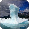 Melting iceberg in Kenai Fjords